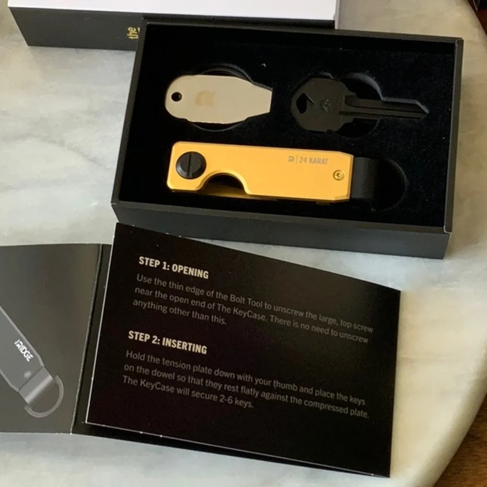 The Ridge 24 Karat Gold Key Case - Picture 10 of 11